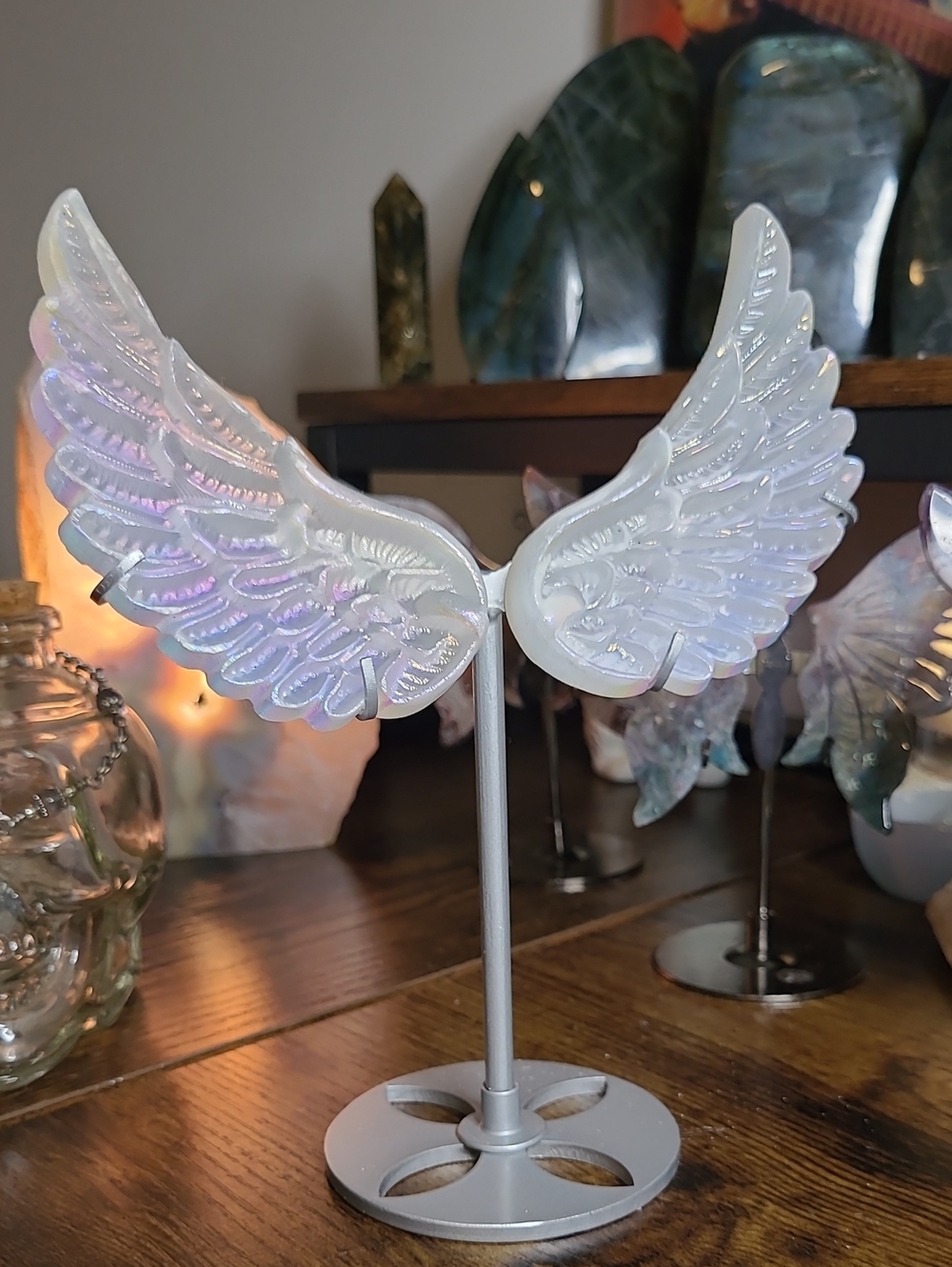 Selenite Angel Wings